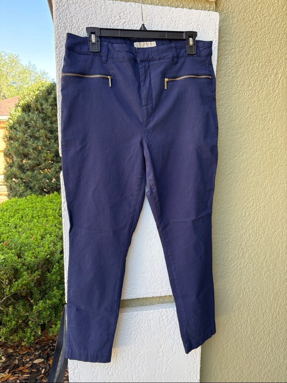 Michael Kors Navy Slim-Fit Skinny Pants